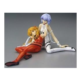  Neon Genesis Evangelion: Rei & Asuka Plug-Suit Ver. 1/8 Scale PVC Statue
