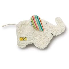 Olli Olbot 35203 Mini-W�rmetier Elefant, wei�/bunt gestreift