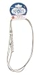 Team Sport Faux Suede Necklace, 18 In., Gray, 3 Pc Pkg (Pack of 1)