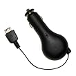 Retractable Wire Rapid Car Charger (CLA) for Samsung i637 Jack, T349, A167, Alias 2 SCH-U750, Magnet A257 / A177, Smooth U350, Trance U490, Instinct S30