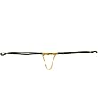 Watch Band Black Cord with Gold plated Clasp for Antique Watches Ladies