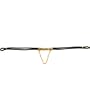 Watch Band Black Cord with Gold plated Clasp for Antique Watches