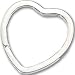 Sterling Silver Heart Shape Key Ring