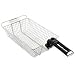 Cuisnart CGB-120 4-Inch Deep Stainless Steel Grilling Basket with Removable Handle