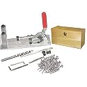 TD Industrial Adjustable Pocket Hole Jig Wood Screw Drill Bit Kit