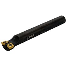 Dorian Tool S-DCLC Round Shank Steel Miniature Double Insert Boring Bar, Right Hand Cut, 5-1/2" Overall Length, 15/16" Minimum Bore Diameter, 5/8" Shank Diameter