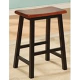 24 Inch Bar Stool (Set of 2) in Black - Coaster