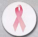 AutoCoaster ~ Breast Cancer Ribbon ~ Tile Drink Coaster for car cupholder ~ c...