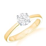 0.25 Carat VS2 - GIA Certified Diamond Solitaire Engagement Ring on 14k White Gold