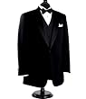 Black Notch Collar Tuxedo Jacket