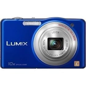 Panasonic Lumix 16mp Digital Camera With 10x Optical Zoom And Full Hd Video-blue (dmc-sz1a) -