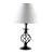 MaxLite ML5G261WI 26-Watt Fluorescent Table Lamp, Wrought Iron