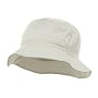 Pigment Dyed Bucket Hat-White W12S43E