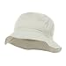 Pigment Dyed Bucket Hat-White