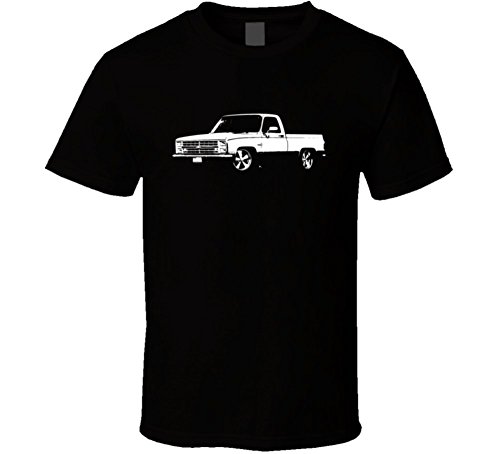 CarGeekTees.com 1985 C10 Side View Dark Shirt