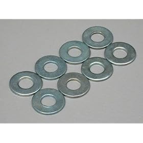Du-Bro 2110 4.0 mm Flat Washer (8-Pack) from Nylon Washers