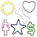 Silly Bandz Fun Shapes - 24 Pack