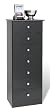 Black 7-Drawer Tall Chest By Prepac
