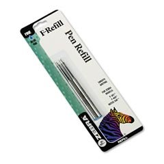 Ballpoint Pen Refill, Fine Point, Blue Ink ZEB85522
