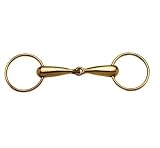 Korsteel Gold Hollow Mouth Loose Ring Snaffle