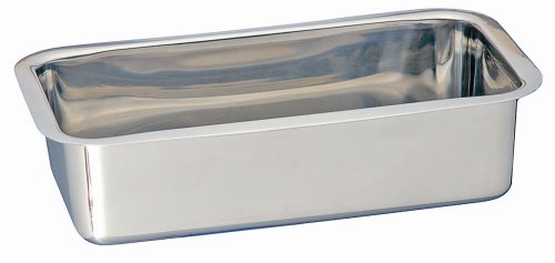 Kitchen Supply Stainless Steel Loaf Pan 8-1/2-Inch by 4-1/2-Inch