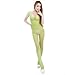 Chinatera Sexy Women Fluorescent Hollowed Fishnet Open Crotch Crotchless Bodystocking Pantyhose Stockings Lingerie Nightwear Nightclub Jumpsuit Outfit Set (Fluorescent green)