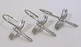 DRAGONFLY dragon fly flies SHOWER CURTAIN HOOKS rings thumbnail