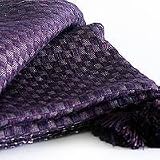 Alpaca wool throw, 'Grape Combo'