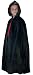 Little Adventures Boy's Harry Potter Long Black Velvet Cloak/Cape with Hood for Dress Up Costumes-Size 5-9 + Free Gift!-Machine Washable