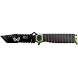 MTech USA MT-A820 Series Ballistic Sping Assist Knife, Black Half-Serrated Blade, 5-Inch Closed