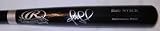 Omar Vizquel Autographed Black Big Stick Bat W/PROOF, Picture of Omar Signing For Us, Chicago White Sox, San Francisco Giants, Cleveland Indians