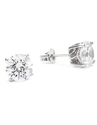 Myia Passiello "Timeless" Swarovski Zirconia Stud Earrings