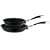 Circulon Elite Hard Anodised French Skillet Frying Pan Twin Pack, 20 cm & 24 cm