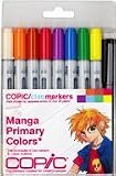 Manga Primary Kit - Copic Ciao Set (8 Marker + 1 Multiliner Pen)