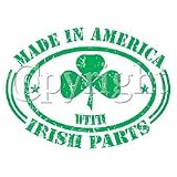 Made In America With Irish Parts Adult T-Shirt