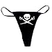 Pirate Thong Panties - Skull & Swords