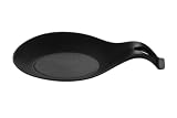 Premier Housewares Zing Silicone Spoon Rest, Black