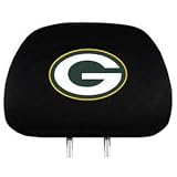 Green Bay Packers Car Seat Headrest Covers