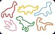 SILLY BANDZ 3 PACK ZOO,DINOSAUR & PETS