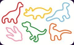 SILLY BANDZ 3 PACK ZOO,DINOSAUR & PETS