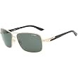 Arnette Stakeout Men's Casual Sunglasses w/ Free B&F Heart Sticker Bundle - 503/71 Gold with Black Temple/Grey Green
