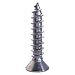 #8 x 1 Flat Head Sheet Metal Screws, Phillips Drive, Stainless Steel 18-8, Full Thread, Bright Finish, Self-Tapping, Quantity 100