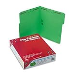 SMEAD MANUFACTURING CO. / Folders with two 2 capacity fasteners, letter, 1/3 cut assorted, green, 50/box / SMD12140 / Sold as 1 Box / Mfr Part # 12140 \*/ Folders with two 2 capacity fasteners, letter