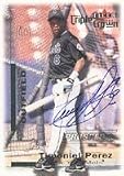 Timo Perez, New York Mets, 2001 Fleer Triple Crown Prospects Autographed Card