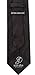 Scott Allan Men's Black Tie | Jacquared Woven Solid Black Neckties | Premium Quality Tie's for Men Black