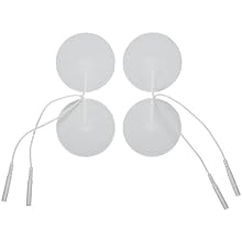 3B Scientific W63200 Round Comfort-Stim Elite White Foam Electrodes, 2" Diameter