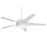 Emerson Fans CF955WW 54' Midway Eco Contemporary Appliance White Ceiling Fan w/ Light & Remote