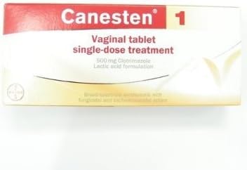 Canesten Vaginal Tablet 500mg 1 Tablet Single-dose Fungal Treatment.