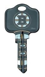 Boston Bruins Kwikset KW1 House Key