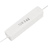 5pcs Wirewound Ceramic Cement Resistor 5 Ohm 10W Watt 5%